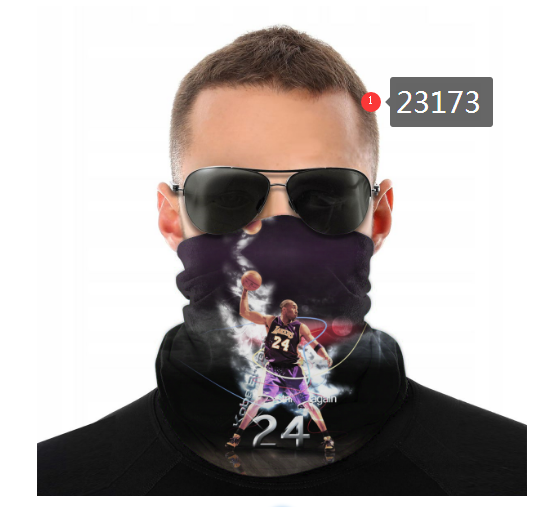 NBA 2021 Los Angeles Lakers #24 kobe bryant 23173 Dust mask with filter->nba dust mask->Sports Accessory
